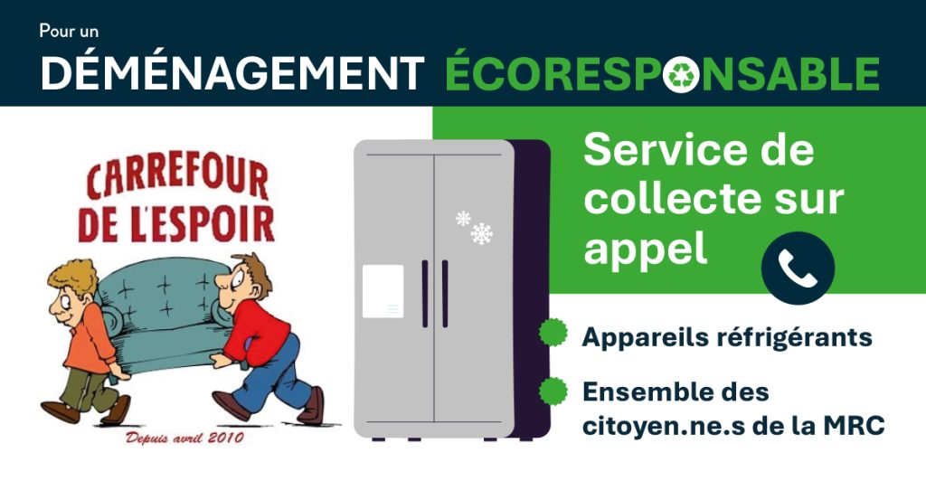 Carrefour de l’Espoir / Service de collecte sur appel des appareils réfrigérants