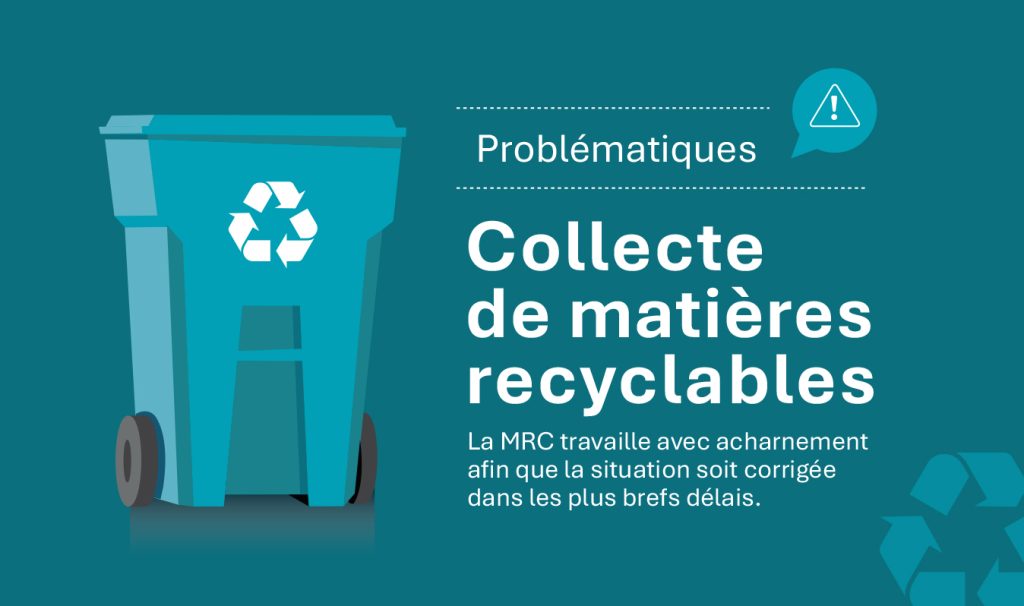 Mise au point sur les problématiques liées à la collecte de matières recyclables