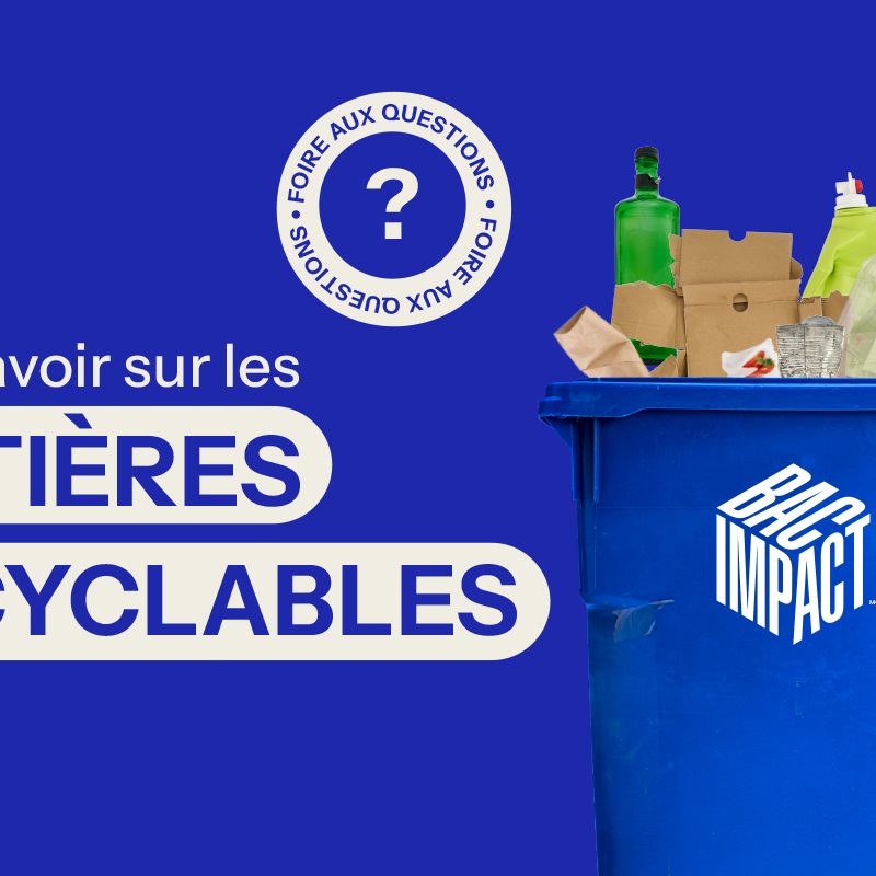 Foire aux questions sur les matières recyclables