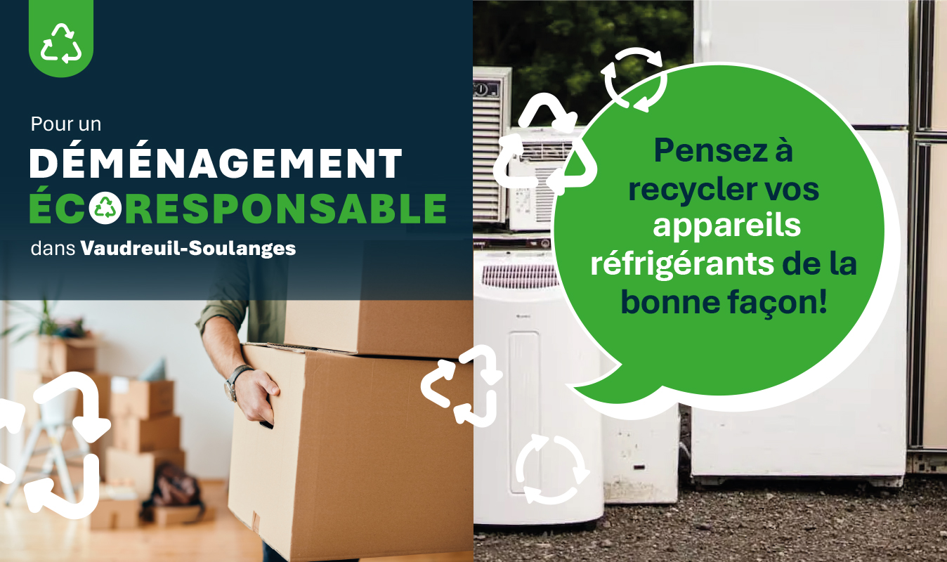 Déménagement écoresponsable – Pensez à recycler vos appareils réfrigérants de la bonne façon!