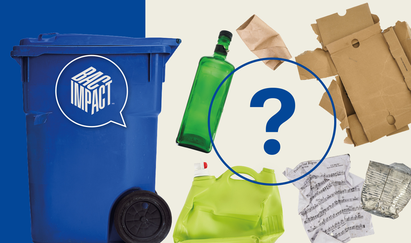 Quoi mettre dans le bac de recyclage ?